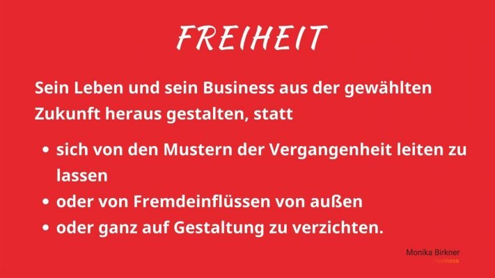 Monika Birkner: Freiheit Monika Birkner: Freiheit