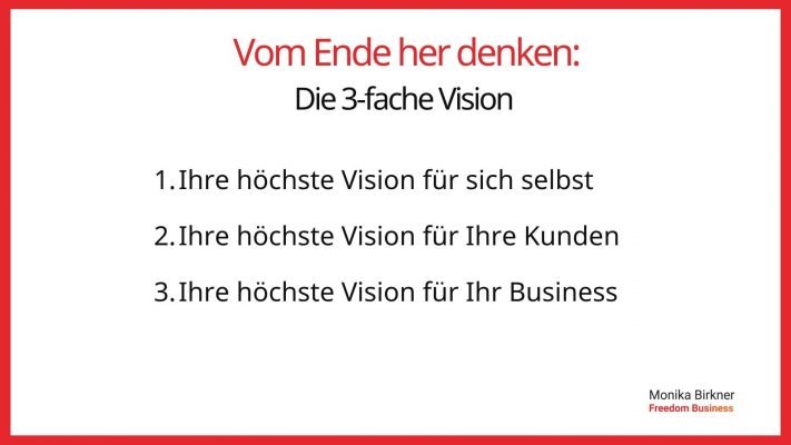 Monika Birkner 3-fache Vision Monika Birkner 3-fache Vision