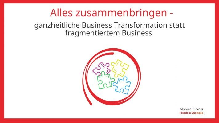 Monika Birkner: Total Business Transformation als ganzheitlicher Ansatz