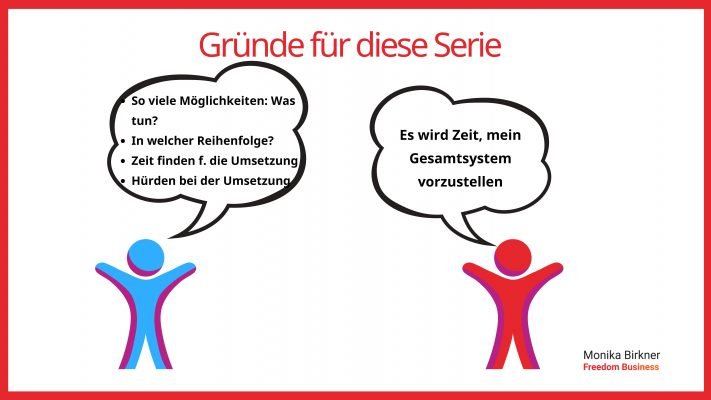 Monika Birkner Ausgangspunkt für die Serie "Total Business Transformation" Monika Birkner Ausgangspunkt für die Serie "Total Business Transformation"